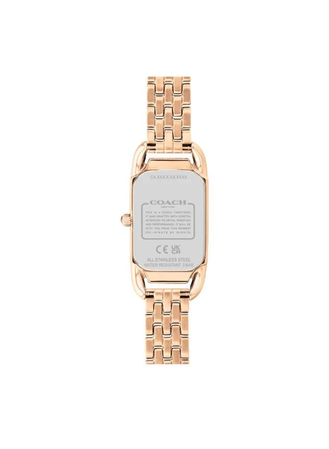 COACH Analogue Watch with Steel Bracelet